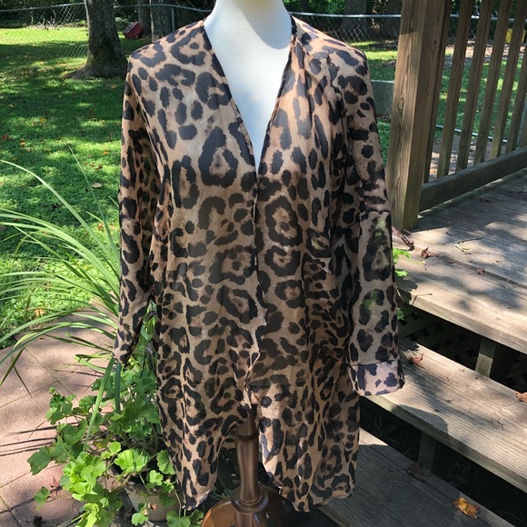 Sale Leopard print cardigan/kimono last one - Picture 5 of 8